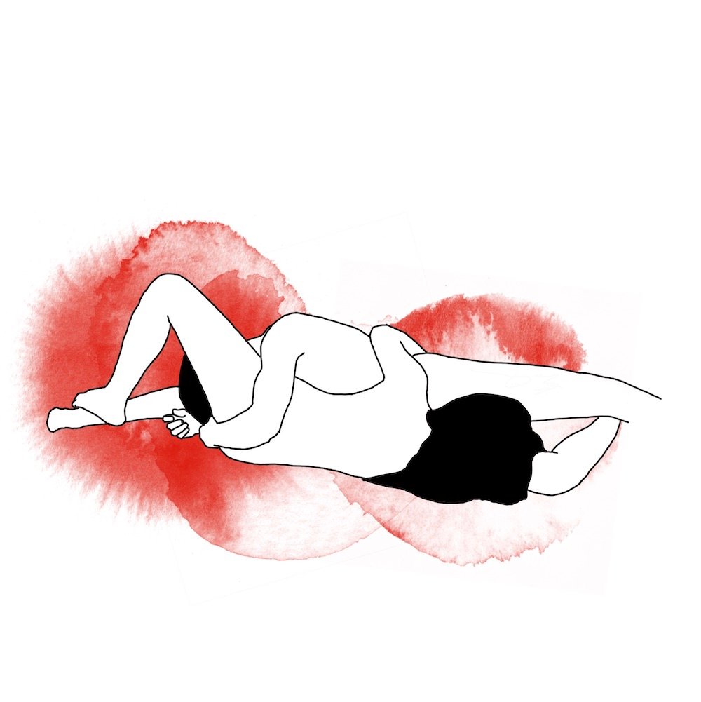 Muslo Almohada Mamada Posición